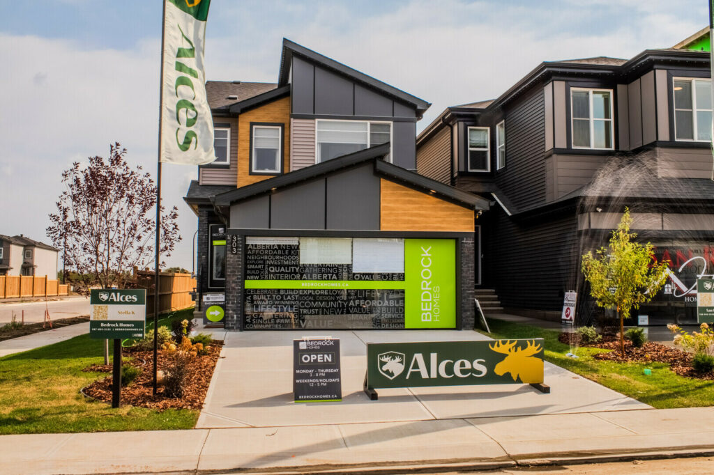Exterior of Bedrock Homes – The Stella